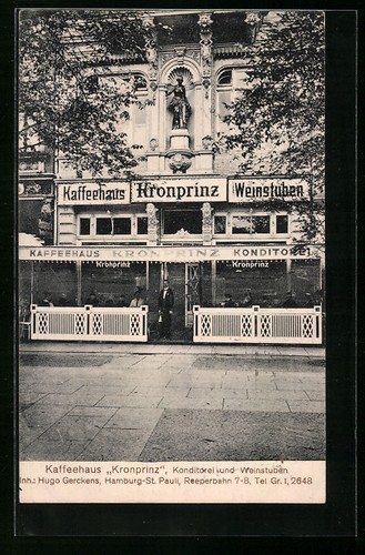 Ansichtskarte hamburg - ansichtskarte, hamburg-st