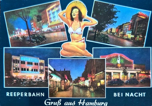 Hamburg reeperbahn pauli - ak,