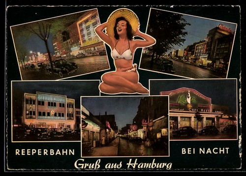 Hamburg pauli reeperbahn - ak, hamburg-st.pauli