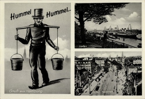 Hamburg mitte pauli - ak,