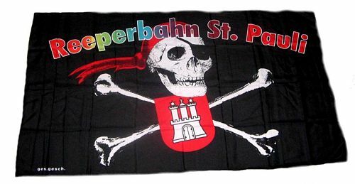 Flagge fahne reeperbahn st - fahne,