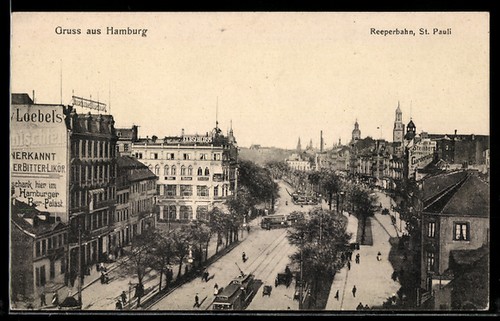 Hamburg pauli - ak, hamburg-st.
