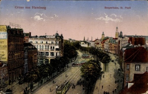 Hamburg mitte pauli - mitte, st.