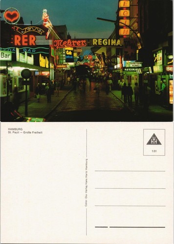 Pauli hamburg reeperbahn - st.,