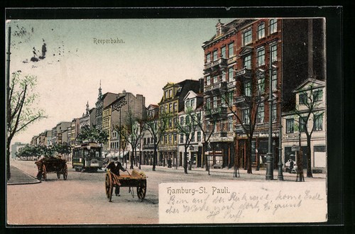 Ansichtskarte hamburg - ansichtskarte, hamburg-st