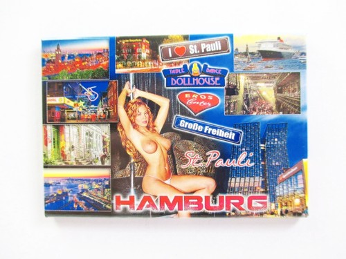 Reeperbahn hamburg magnet foto - reeperbahn,