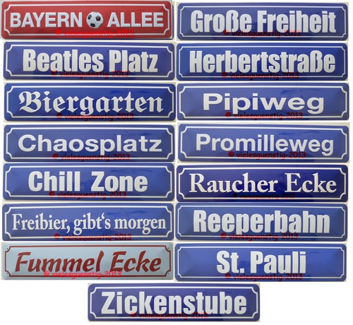 Strassenschild blechschild - strassenschild,