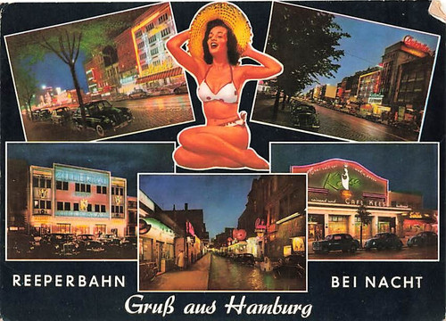 Alte reeperbahn bei nacht - reeperbahn,